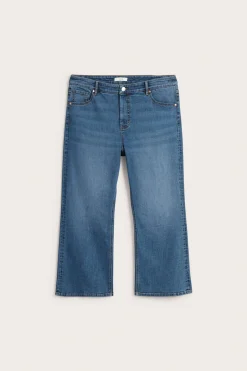 Cropped flare jeans high waist | Denim | Naiset | Kappahl