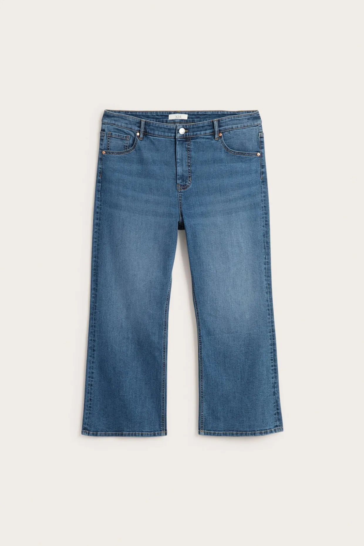 Cropped flare jeans high waist | Denim | Naiset | Kappahl
