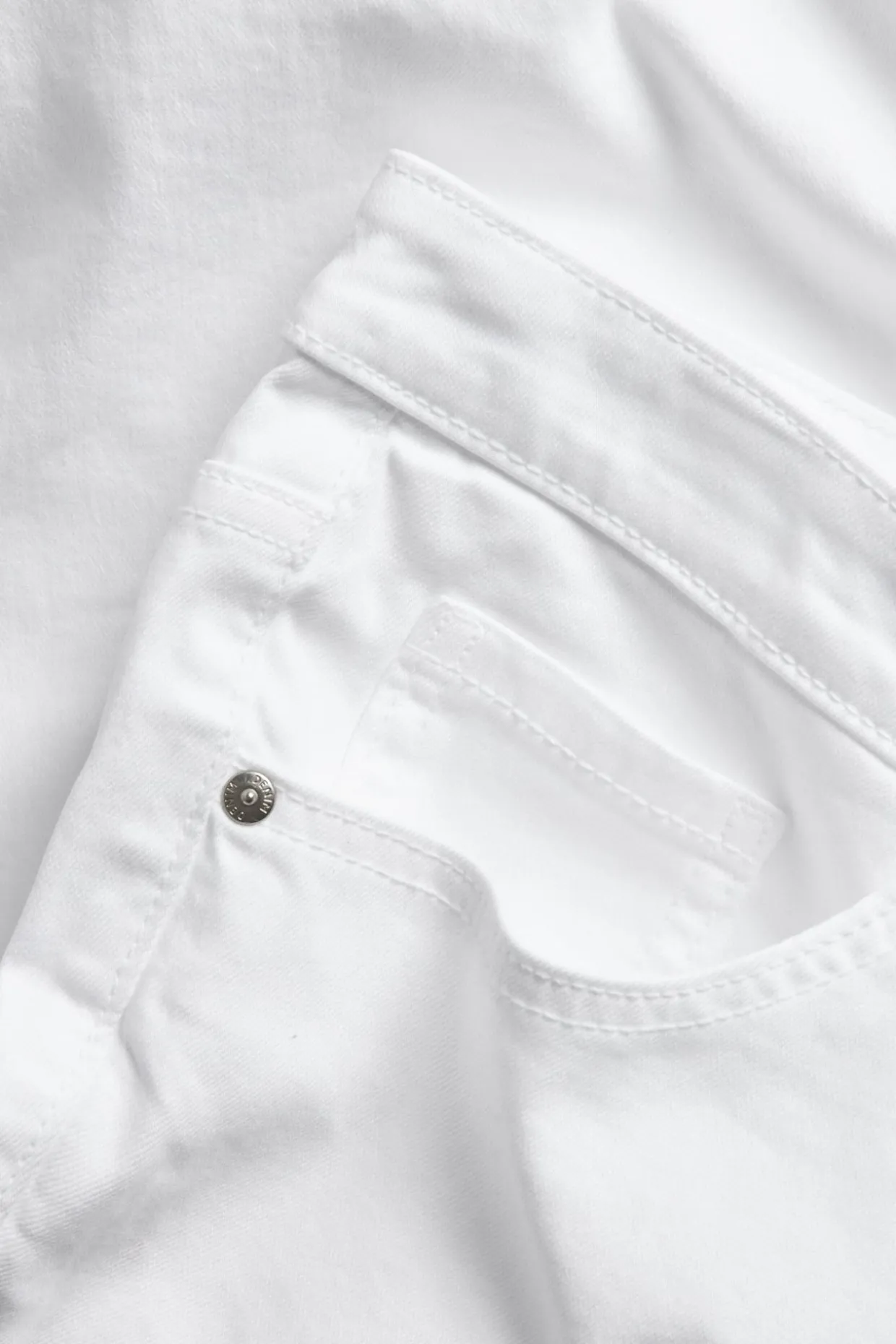 Cropped flare jeans high waist | Valkoinen | Naiset | Kappahl