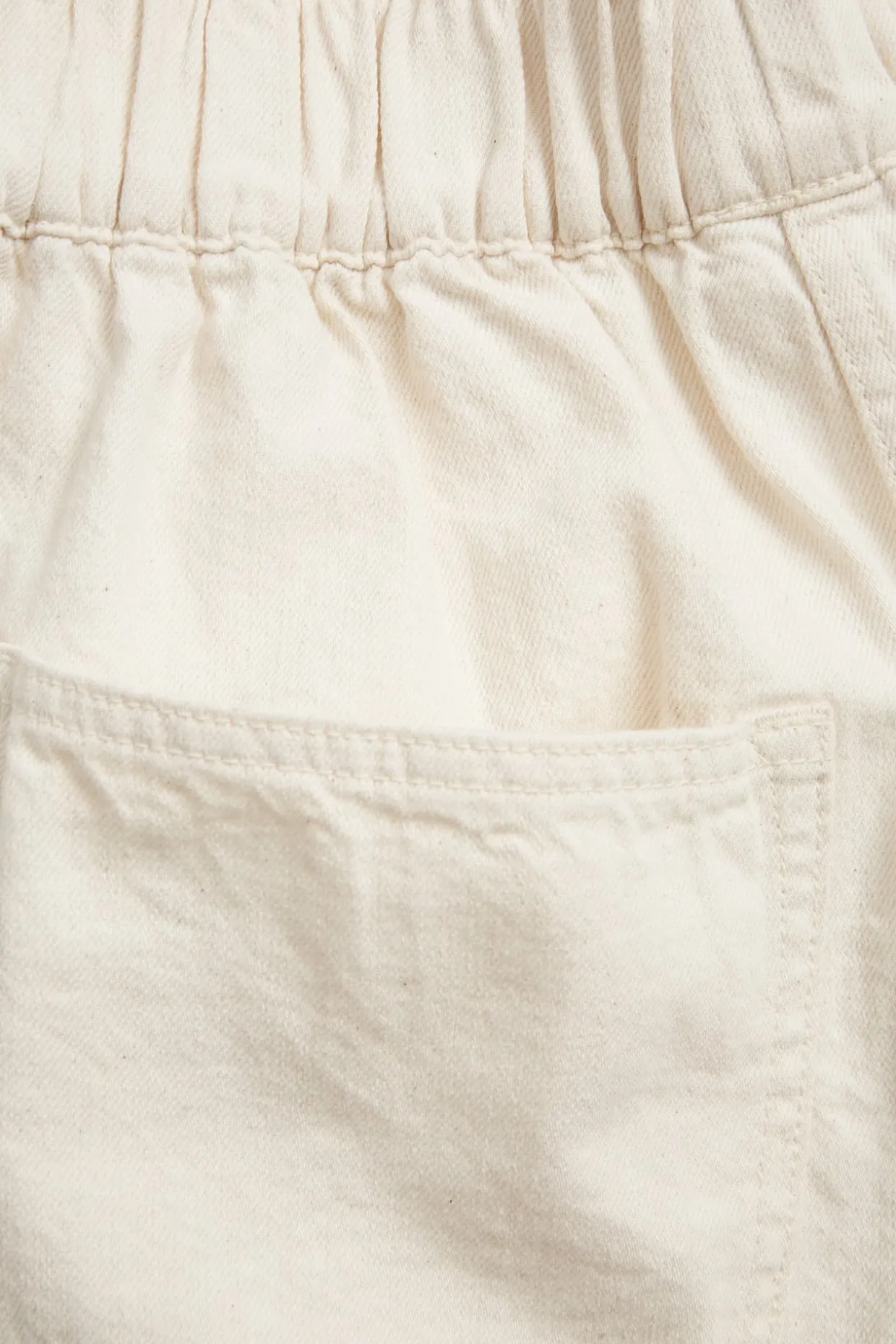 Culotte-malliset pull-on-farkut | Beige | Naiset | Kappahl