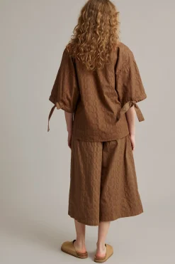 Culotte-malliset pull-on-housut | Ruskea | Naiset | Kappahl