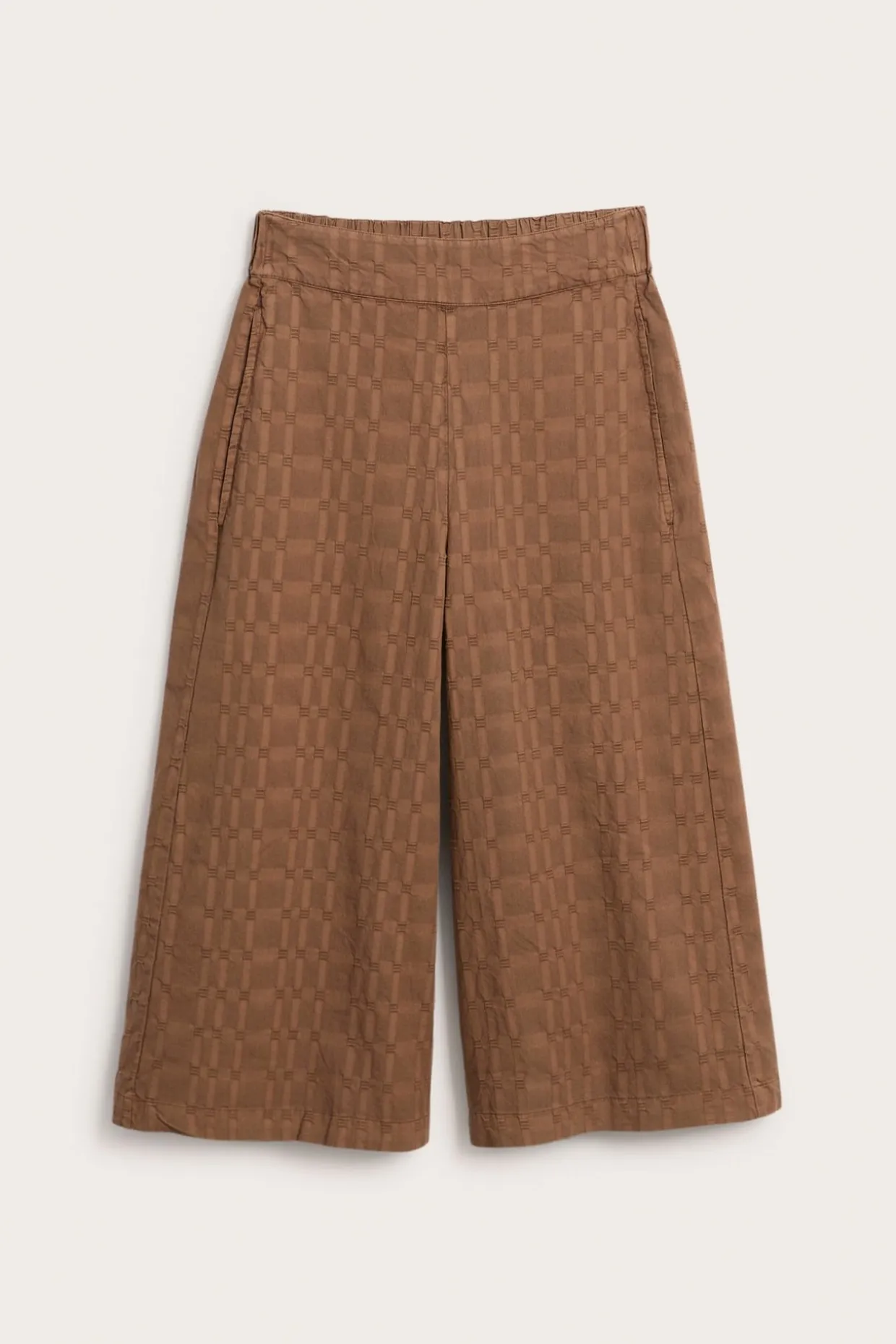 Culotte-malliset pull-on-housut | Ruskea | Naiset | Kappahl