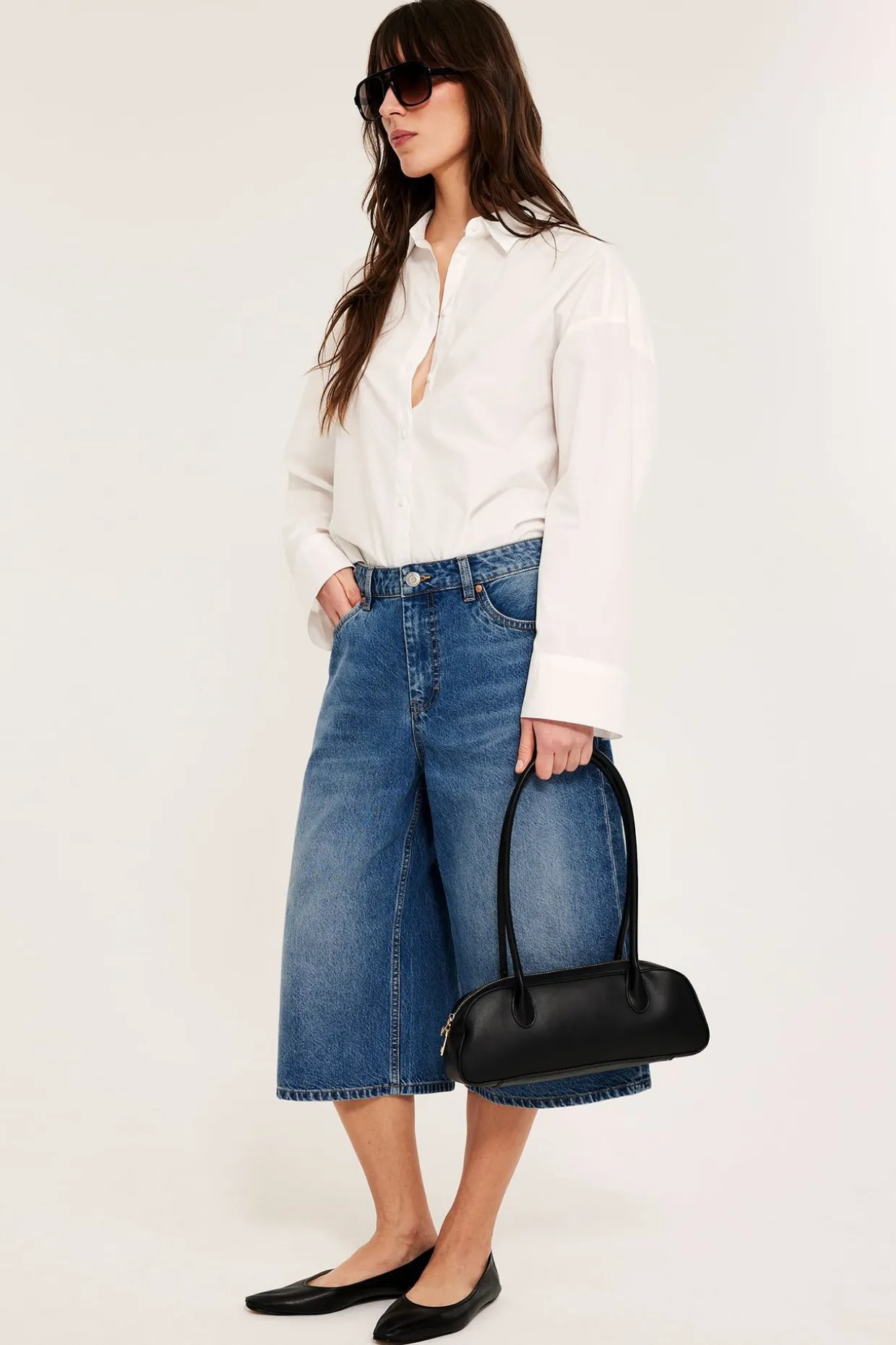 Denimbermudashortsit | Denim | Naiset | Kappahl
