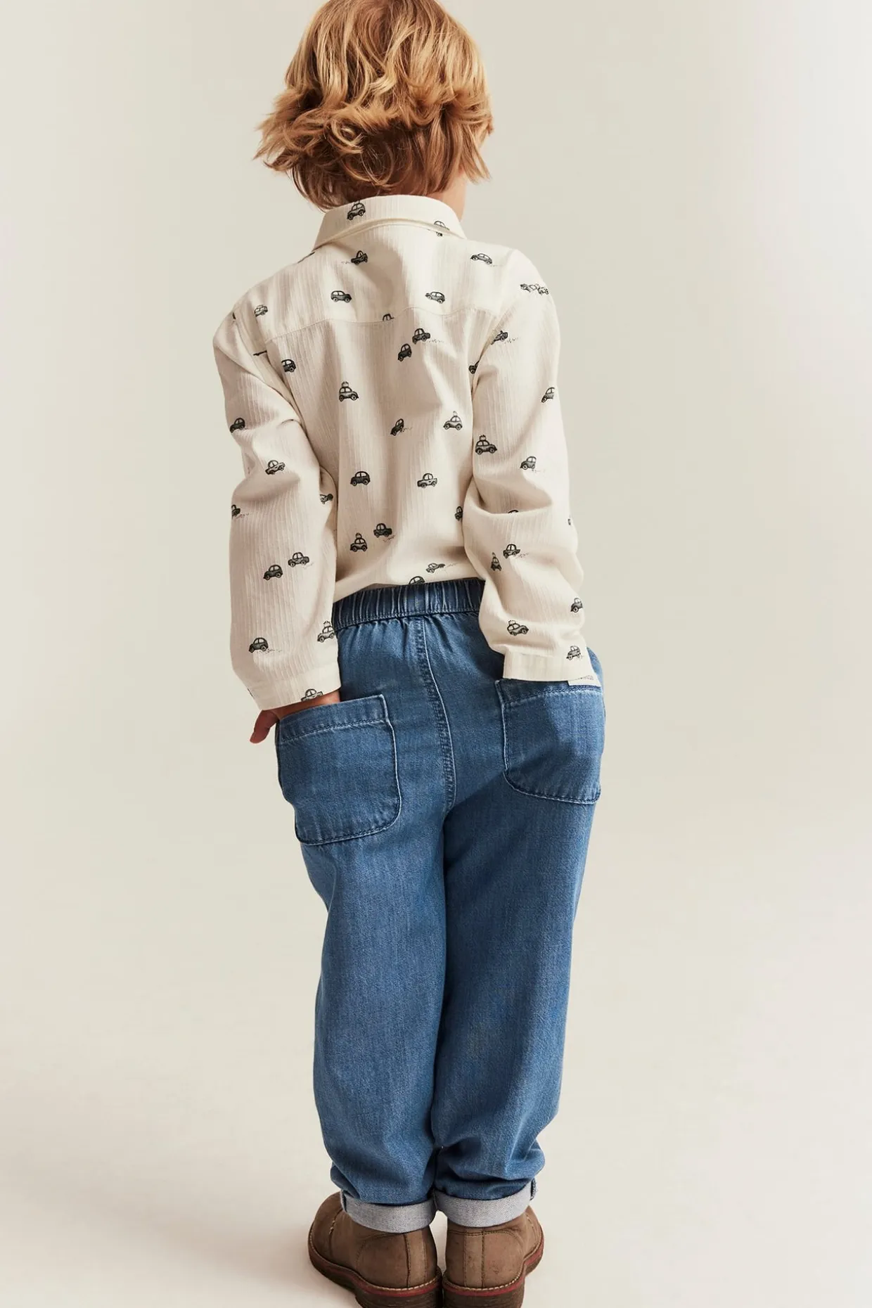 Denimhousut kiristysnyörillä | Denim | Lapset | Newbie