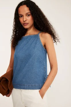 Denimtoppi | Denim | Naiset | Kappahl