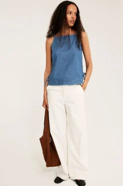Denimtoppi | Denim | Naiset | Kappahl