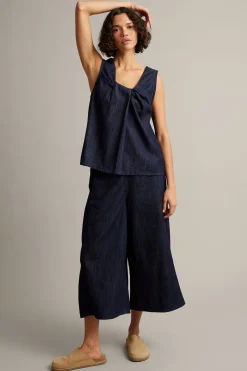 Denimtoppi | Tumma denim | Naiset | Kappahl