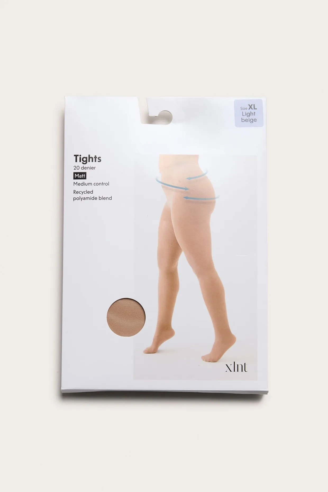 20 den medium control top -sukkahousut | Vaaleanbeige | Naiset | Kappahl
