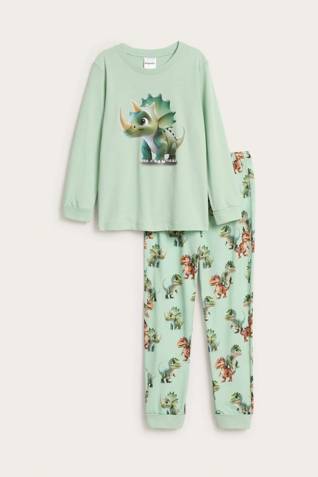 Dinosauruskuvioinen pyjama | Vihreä | Lapset | Kappahl