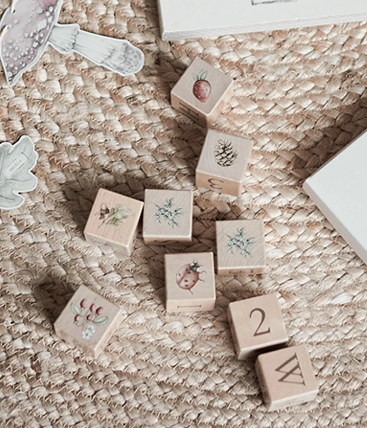 Eläinaiheisia puupalikoita | Luonnonvalkoinen | Vauvat | Newbie