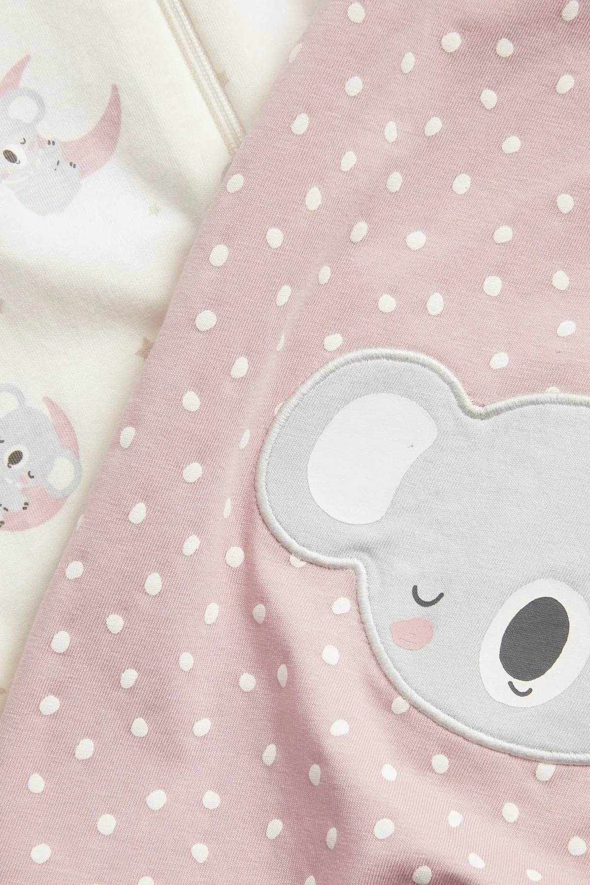 Eläinkuvioiset pyjamat 2 kpl:n pakkaus | Luonnonvalkoinen | Vauvat | Kappahl