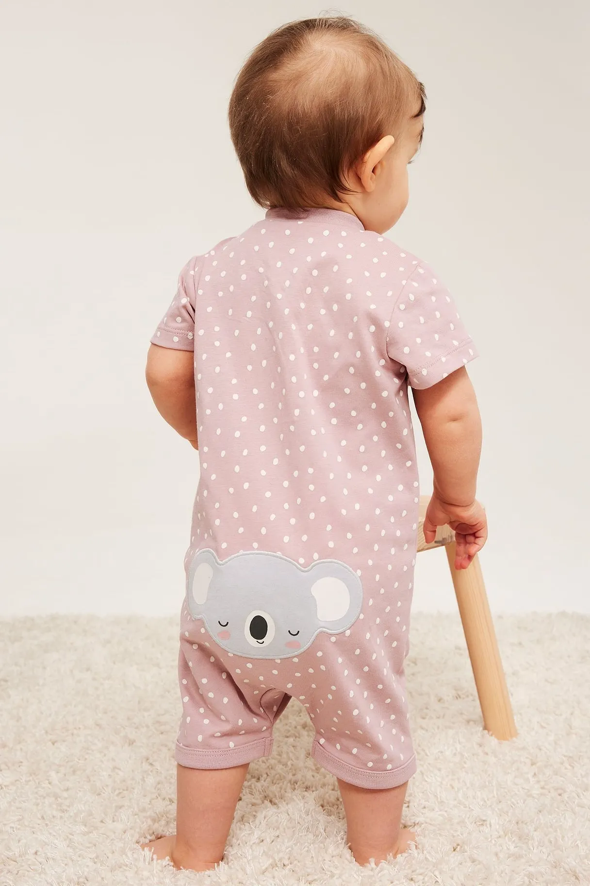 Eläinkuvioiset pyjamat 2 kpl:n pakkaus | Luonnonvalkoinen | Vauvat | Kappahl