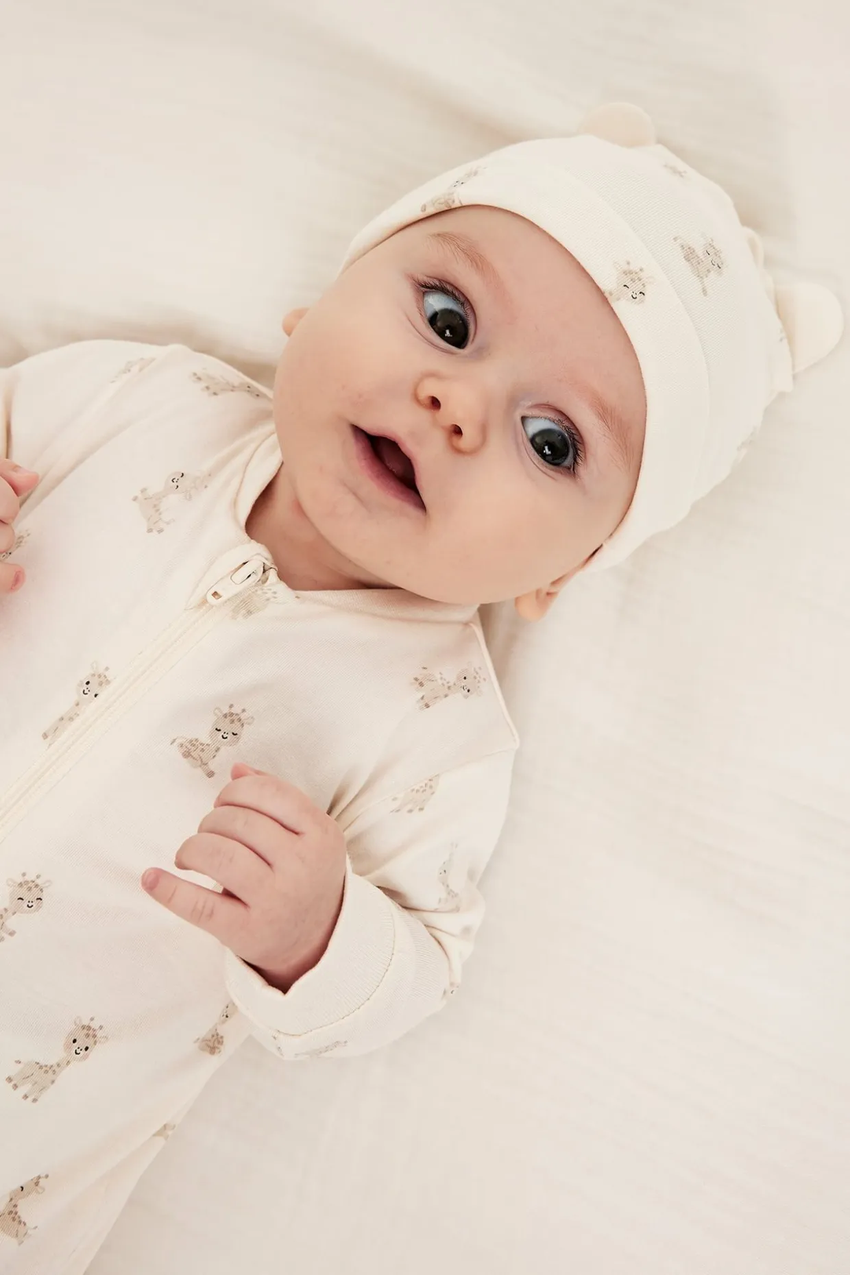 Eläinkuvioiset pyjamat 2-pack | Luonnonvalkoinen | Vauvat | Kappahl