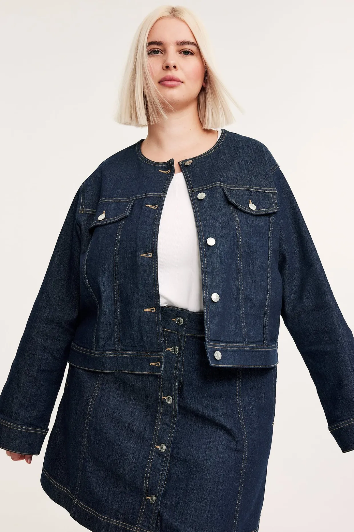Farkkuhame | Tumma denim | Naiset | Kappahl