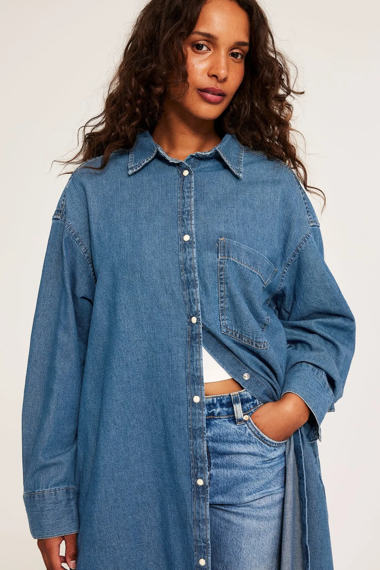 Farkkumekko | Denim | Naiset | Kappahl