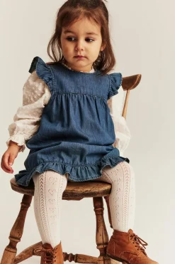 Farkkumekko röyhelöllä | Denim | Vauvat | Newbie