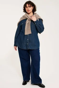 Farkkupaita | Tumma denim | Naiset | Kappahl