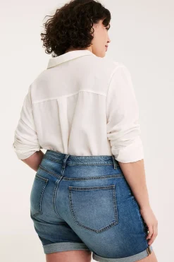 Farkkushortsit | Denim | Naiset | Kappahl