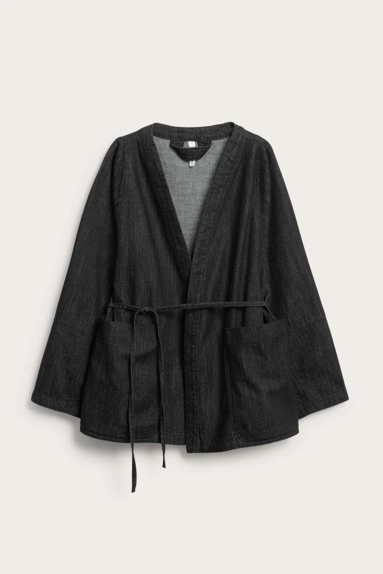 Farkkutakki | Musta denim | Naiset | Kappahl