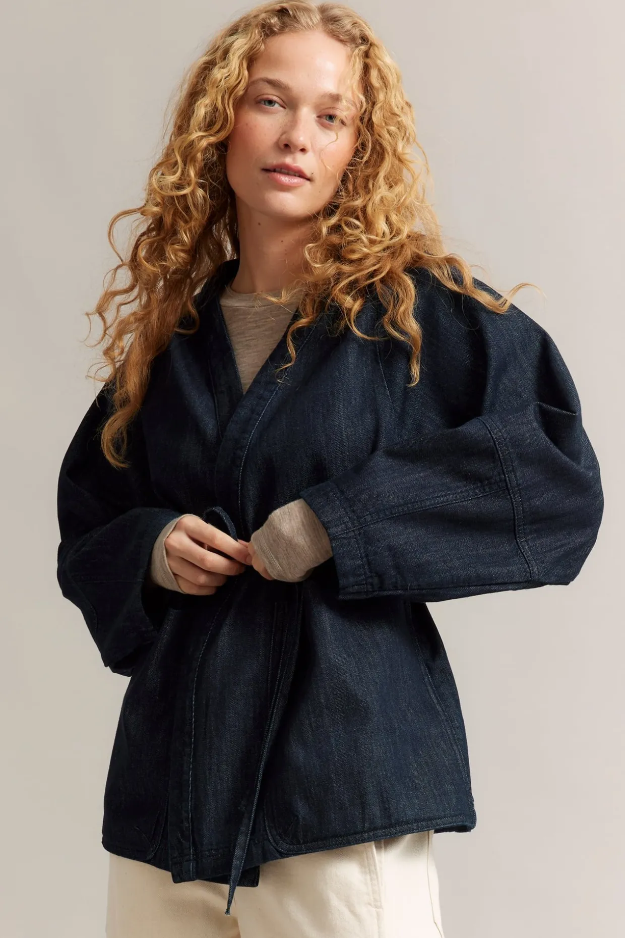 Farkkutakki | Tumma denim | Naiset | Kappahl