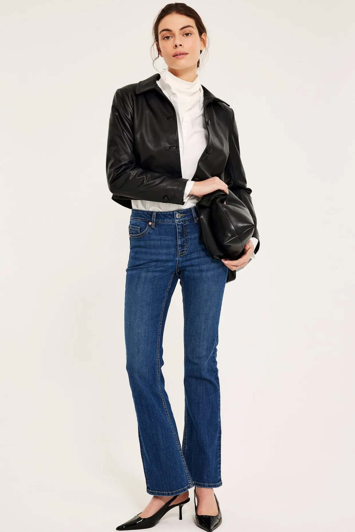 Flare jeans low waist | Denim | Naiset | Kappahl