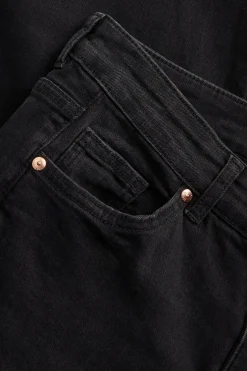 Flare jeans low waist | Musta denim | Naiset | Kappahl