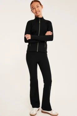 Flare-malliset jerseytreenitrikoot | Musta | Lapset | Kappahl