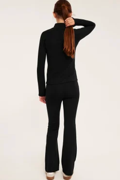 Flare-malliset jerseytreenitrikoot | Musta | Lapset | Kappahl
