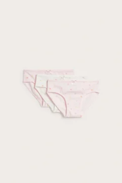 Hedelmäkuvioiset brief-alushousut, 3-pack | Vaaleanpunainen | Lapset | Kappahl