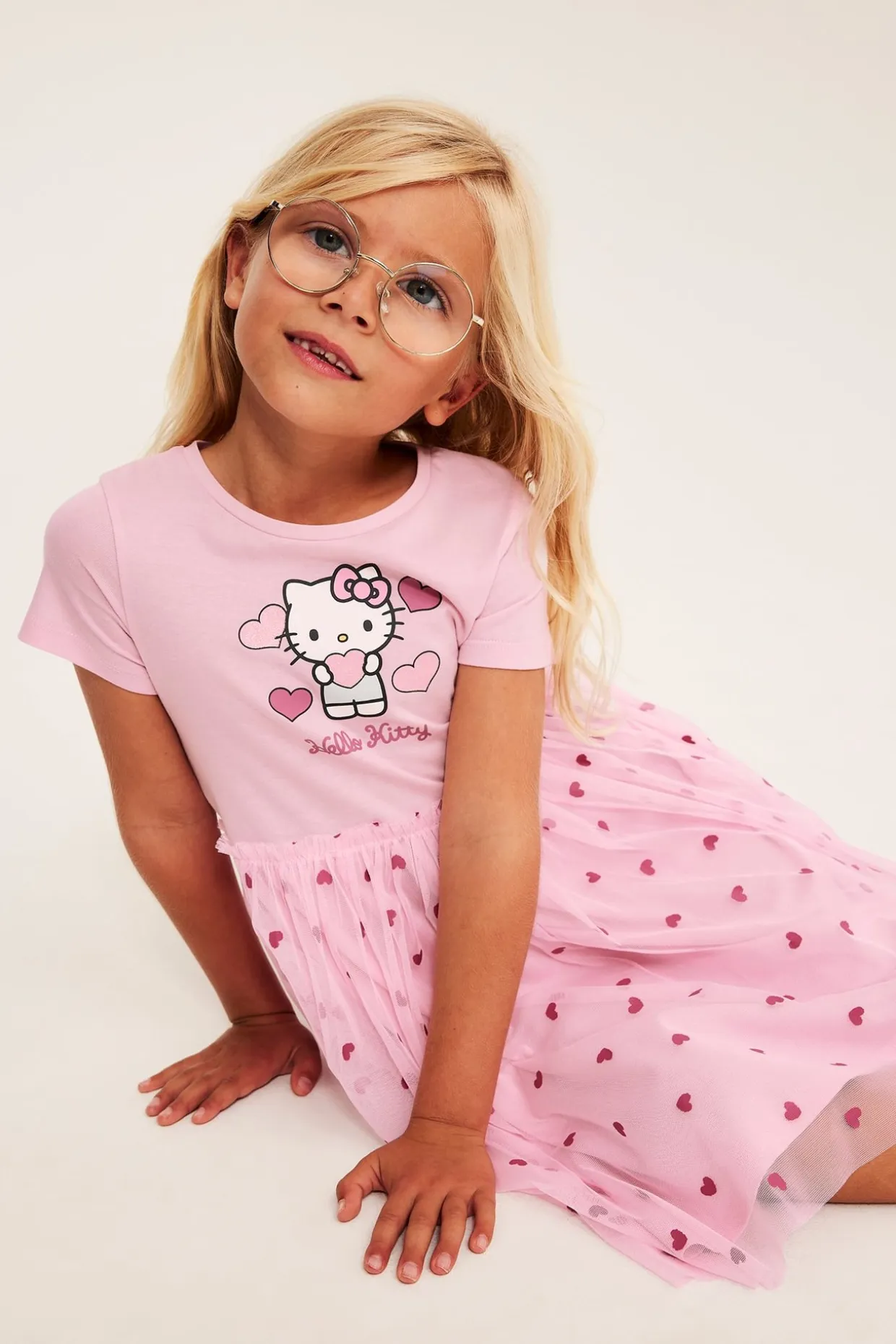 Hello Kitty -mekko, jossa on tyllihameosa | Vaaleanpunainen | Lapset | Kappahl