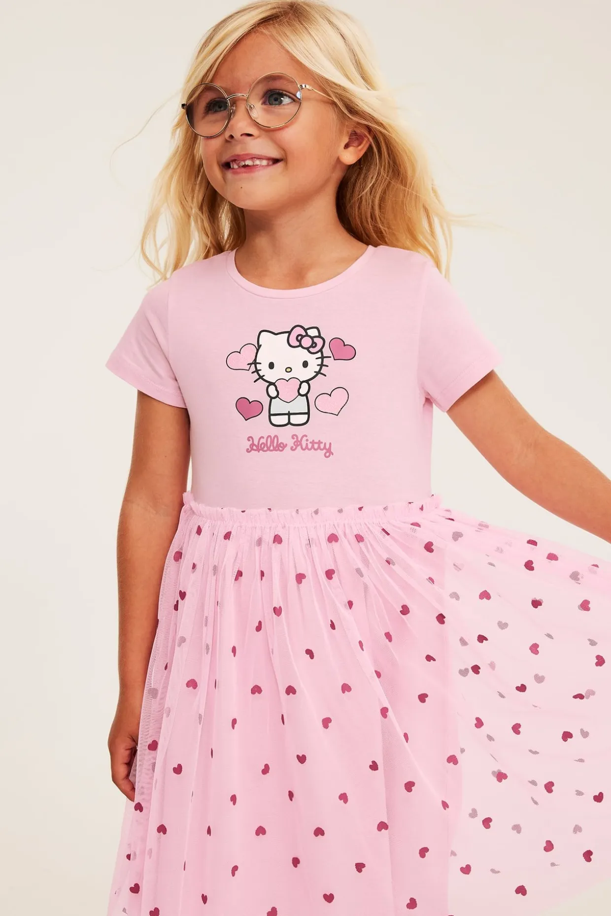 Hello Kitty -mekko, jossa on tyllihameosa | Vaaleanpunainen | Lapset | Kappahl
