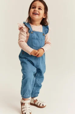 Henkselihousut denimiä | Vaalea denim | Vauvat | Newbie