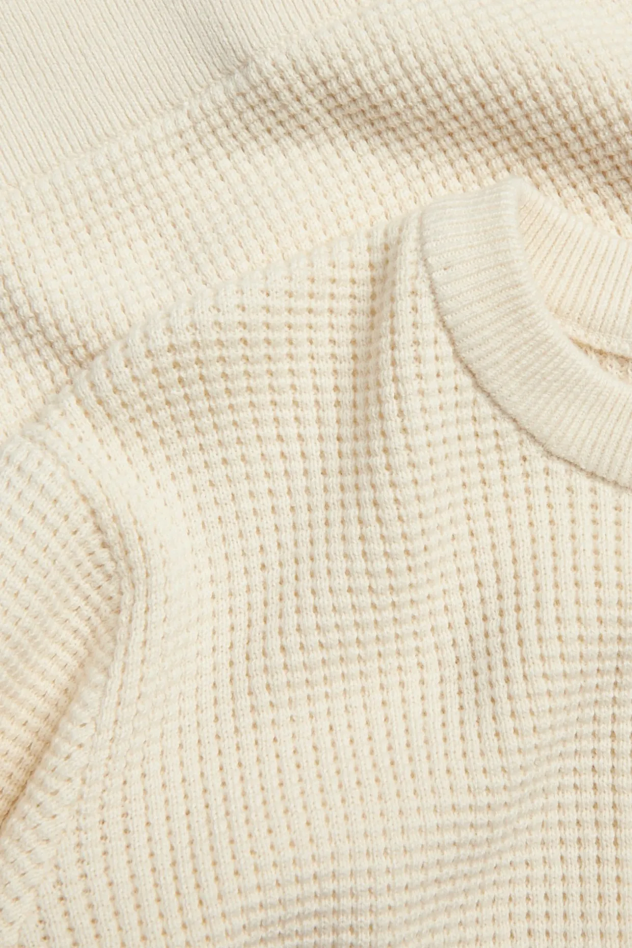 Hienoneuloksinen pusero, jossa on pitkät hihat | Vaaleanbeige | Lapset | Kappahl