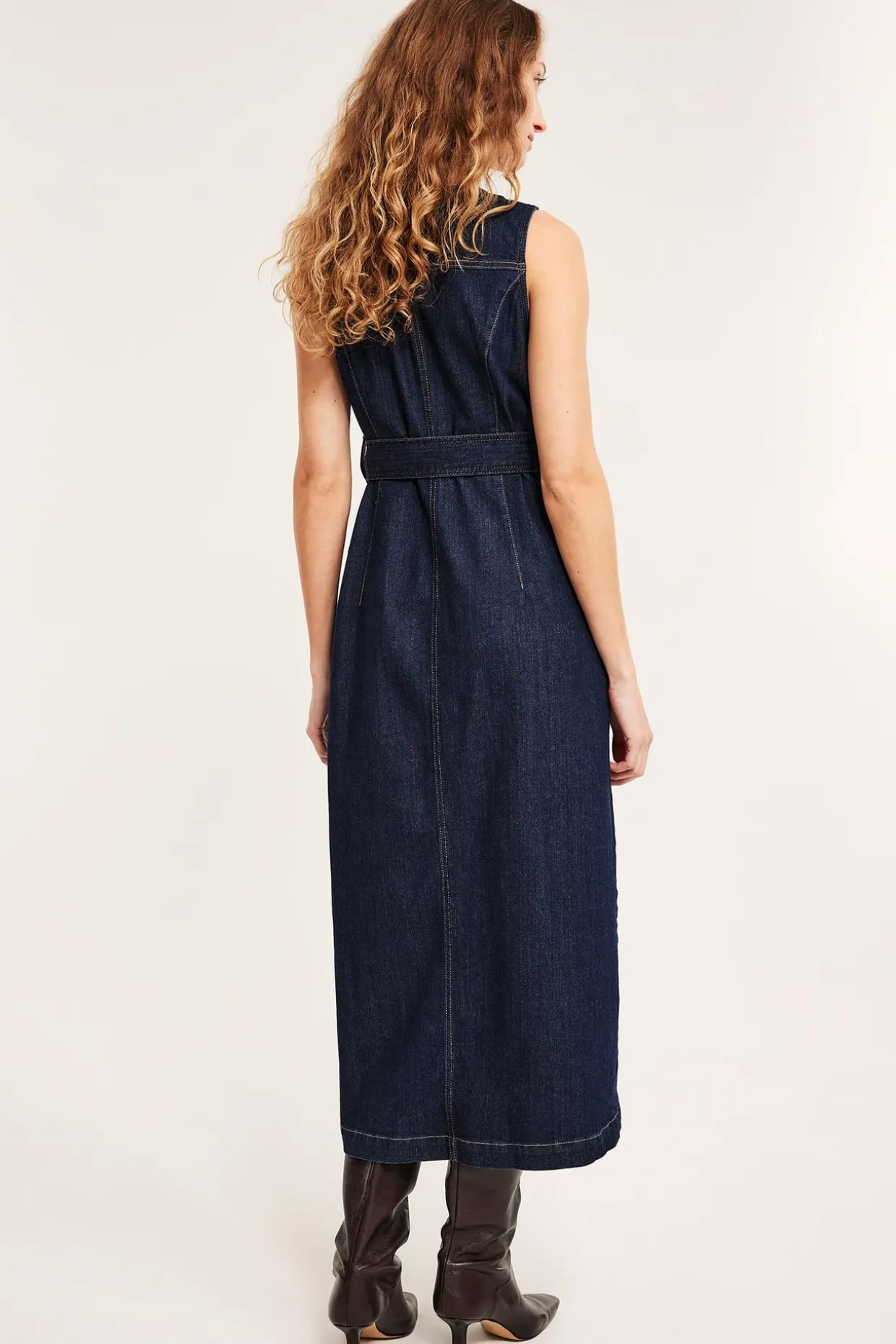 Hihaton farkkumekko | Tumma denim | Naiset | Kappahl