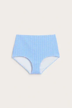 Hipstermallinen ruudullinen bikinialaosa | Sininen | Naiset | Kappahl