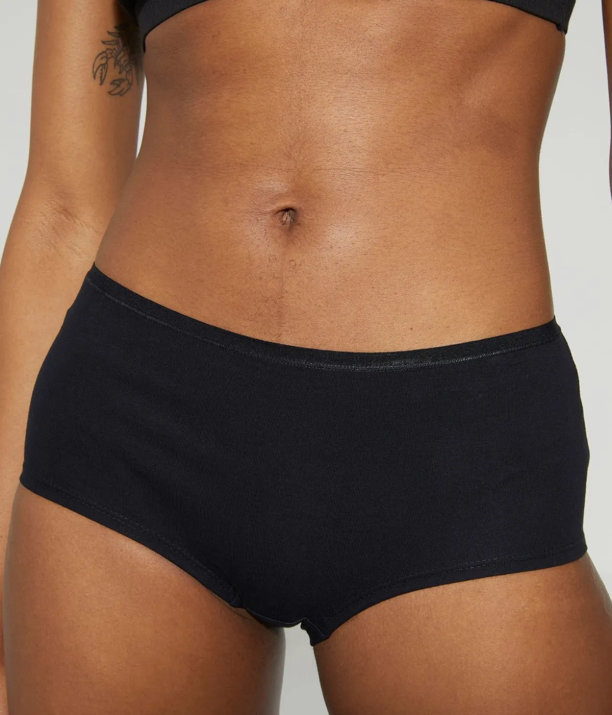 Hipster 3-pack puuvillaa | Musta | Naiset | Kappahl