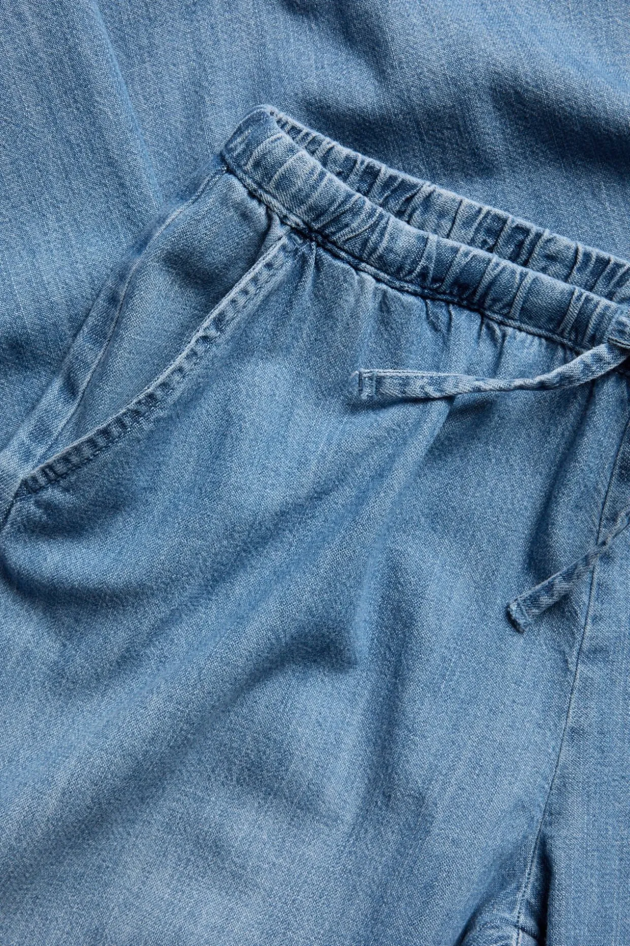 Housut pehmeästä denimistä | Vaalea denim | Lapset | Kappahl