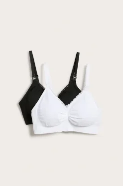 Äitiysrintaliivi 2-pack | Valkoinen | Naiset | Kappahl