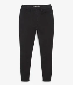 Jeggings mid waist | Musta | Naiset | Kappahl