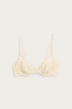 Kaarituelliset pitsirintaliivit | Beige | Naiset | Kappahl