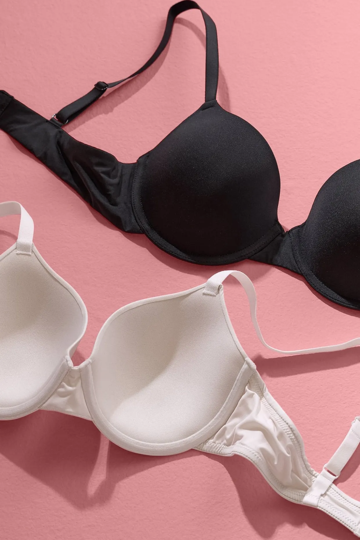 Kaarituelliset rintaliivit micro-materiaalia | Valkoinen | Naiset | Kappahl