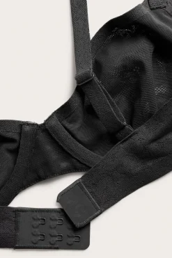 Kaarituetut rintaliivit joustavasta pitsistä | Musta | Naiset | Kappahl