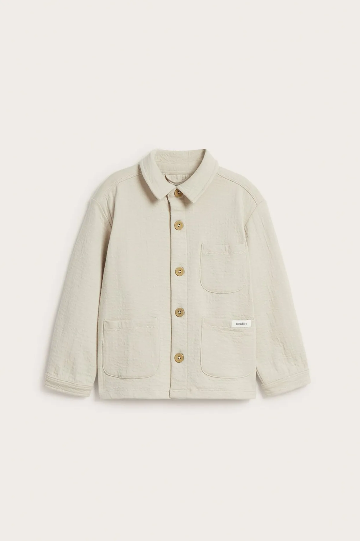 Kauluksellinen paitatakki | Beige | Lapset | Newbie