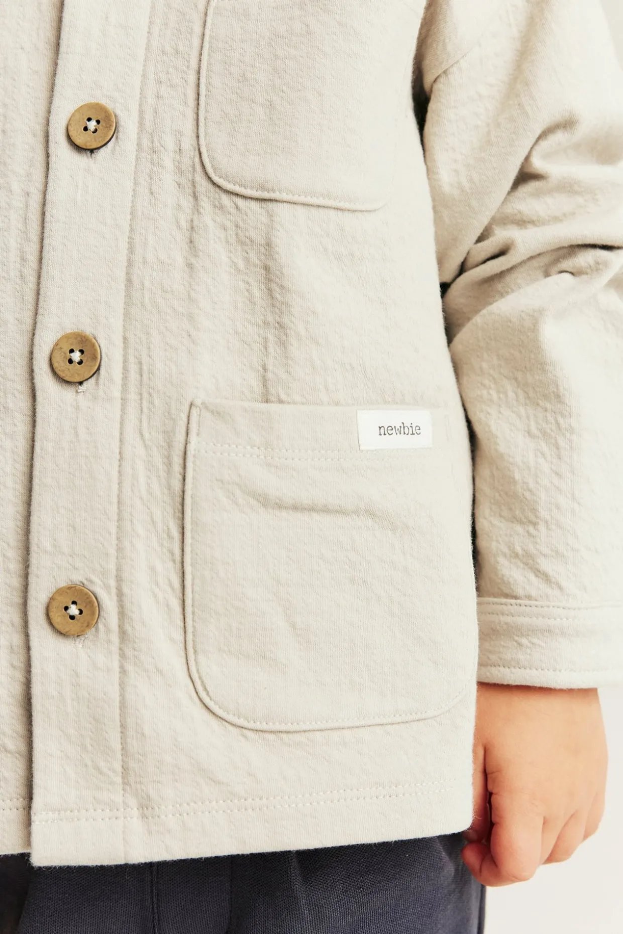 Kauluksellinen paitatakki | Beige | Lapset | Newbie