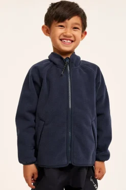 Kaxs-fleecetuulitakki zip-in/zip-off | Tummansininen | Lapset | Kappahl