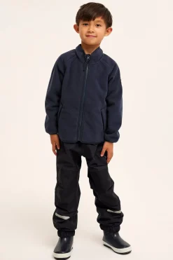 Kaxs-fleecetuulitakki zip-in/zip-off | Tummansininen | Lapset | Kappahl