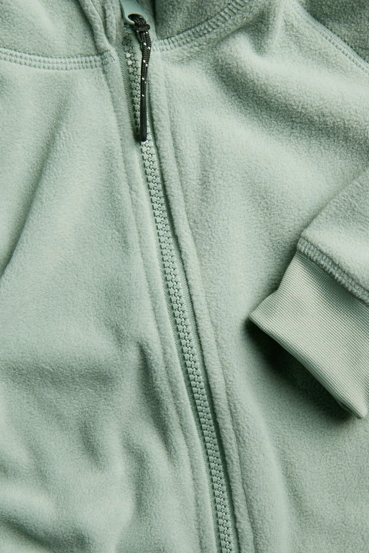 Kaxs-malliston fleecetakki, jossa zip-in/zip-off | Vaaleanvihreä | Lapset | Kappahl