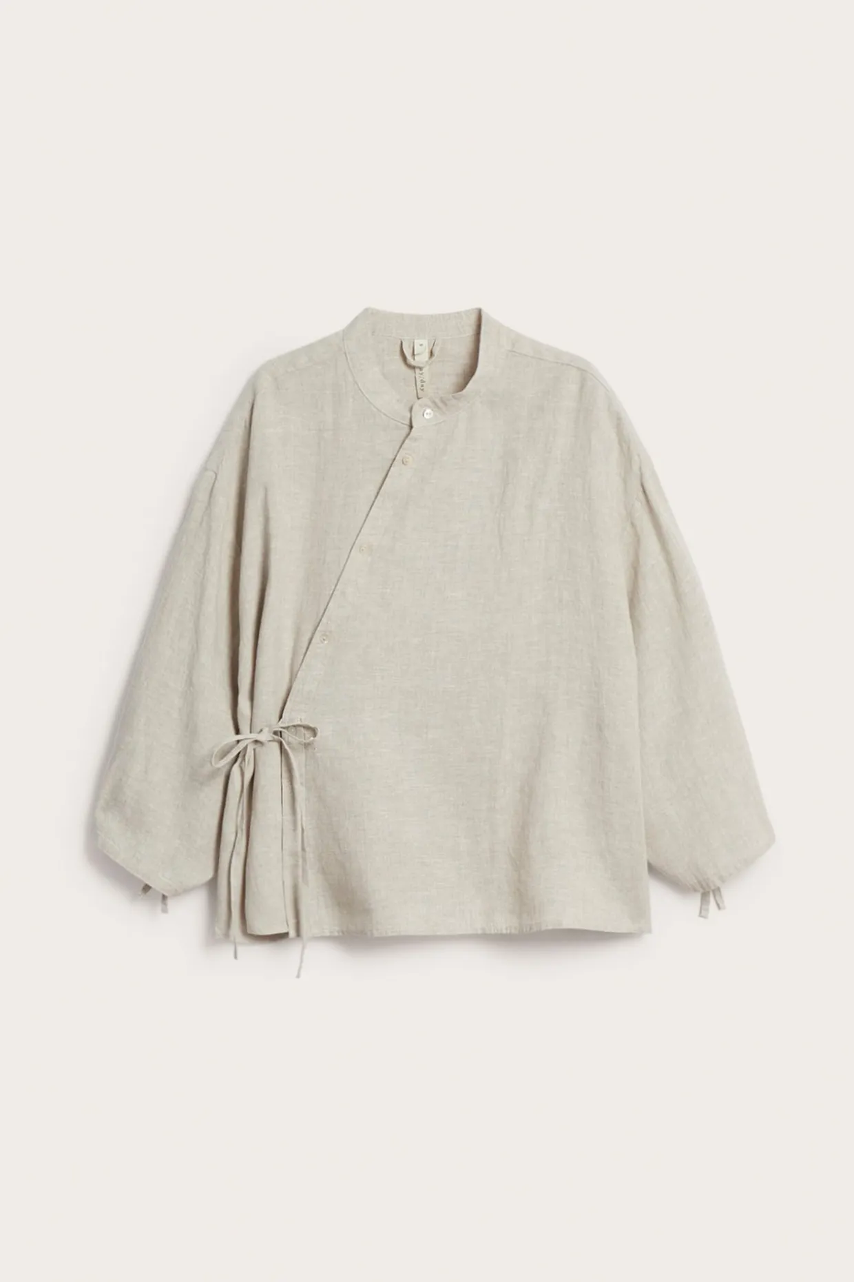 Kietaisumallinen pellavapaita | Beige | Naiset | Kappahl
