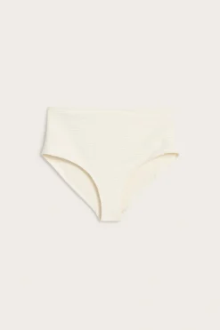 Korkeavyötäröinen bikinialaosa | Luonnonvalkoinen | Naiset | Kappahl