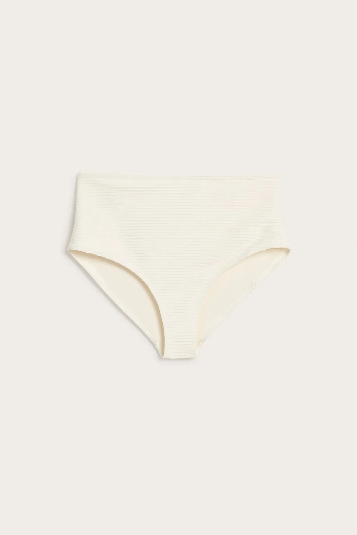 Korkeavyötäröinen bikinialaosa | Luonnonvalkoinen | Naiset | Kappahl